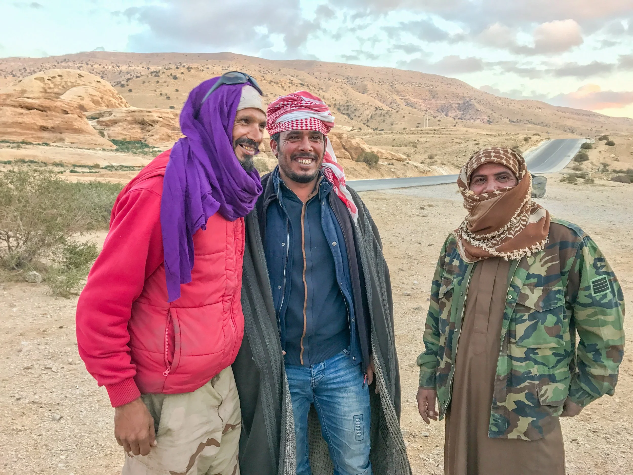 My tour guide and his friends, who delivered us food in time for our cave camping trip
