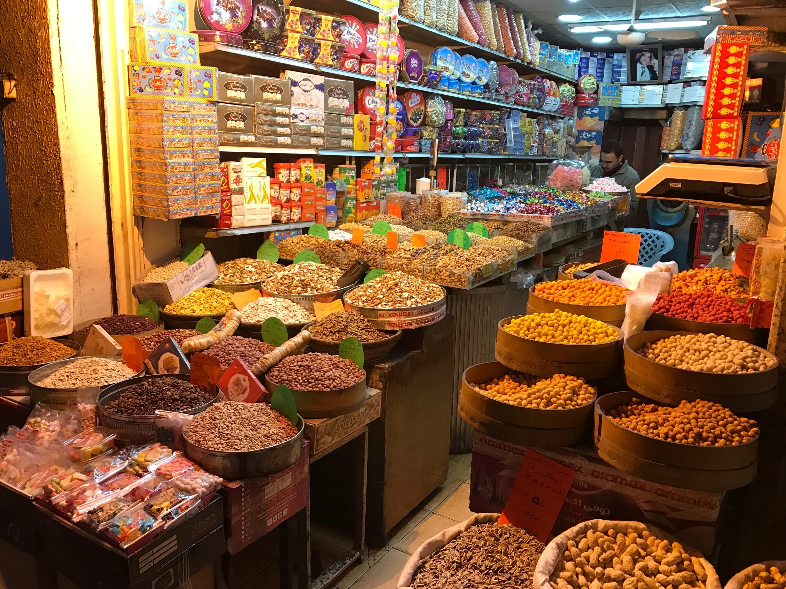Food market in Amman