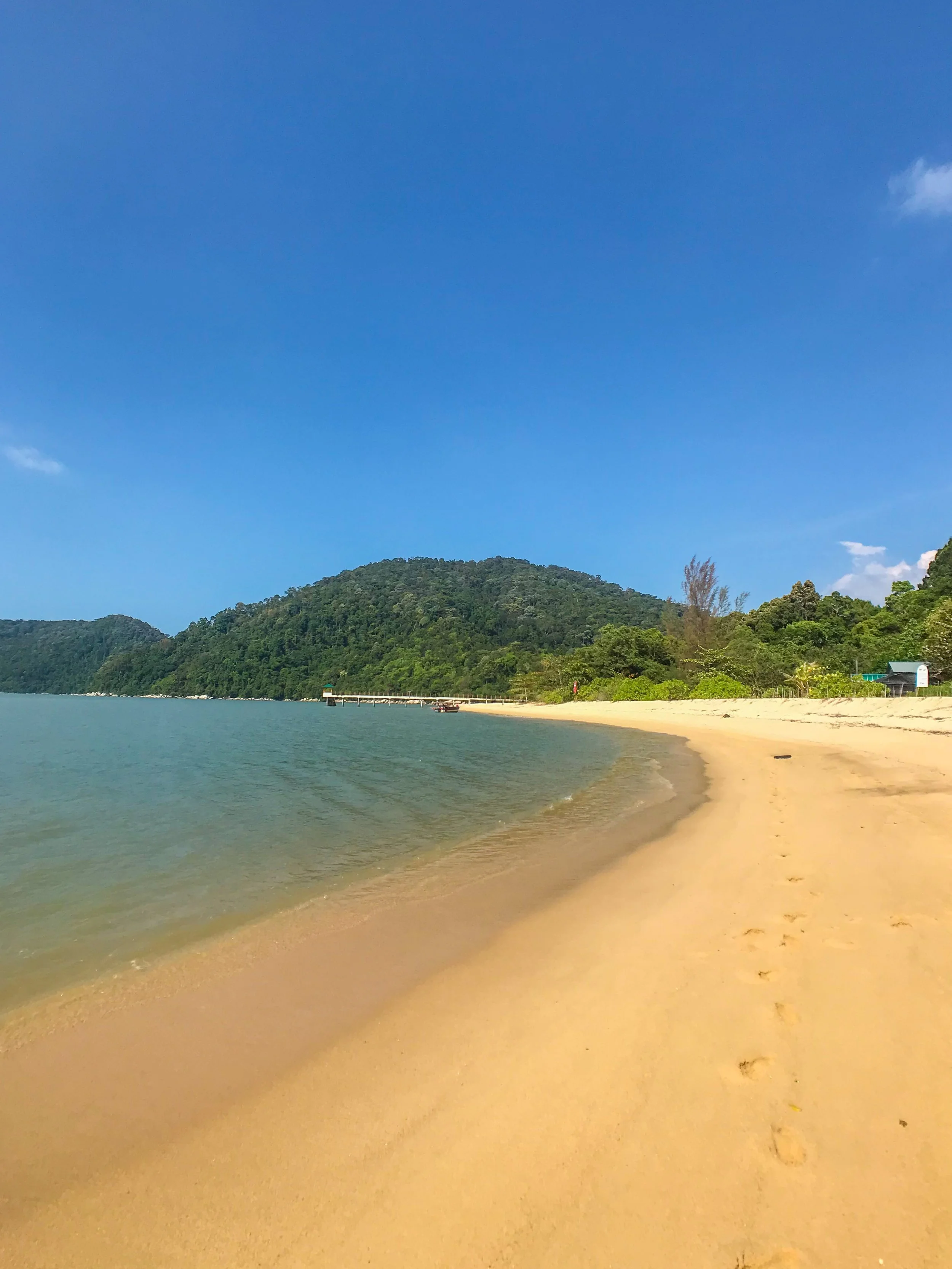 Malaysia's beaches are less crowded than Thailand's