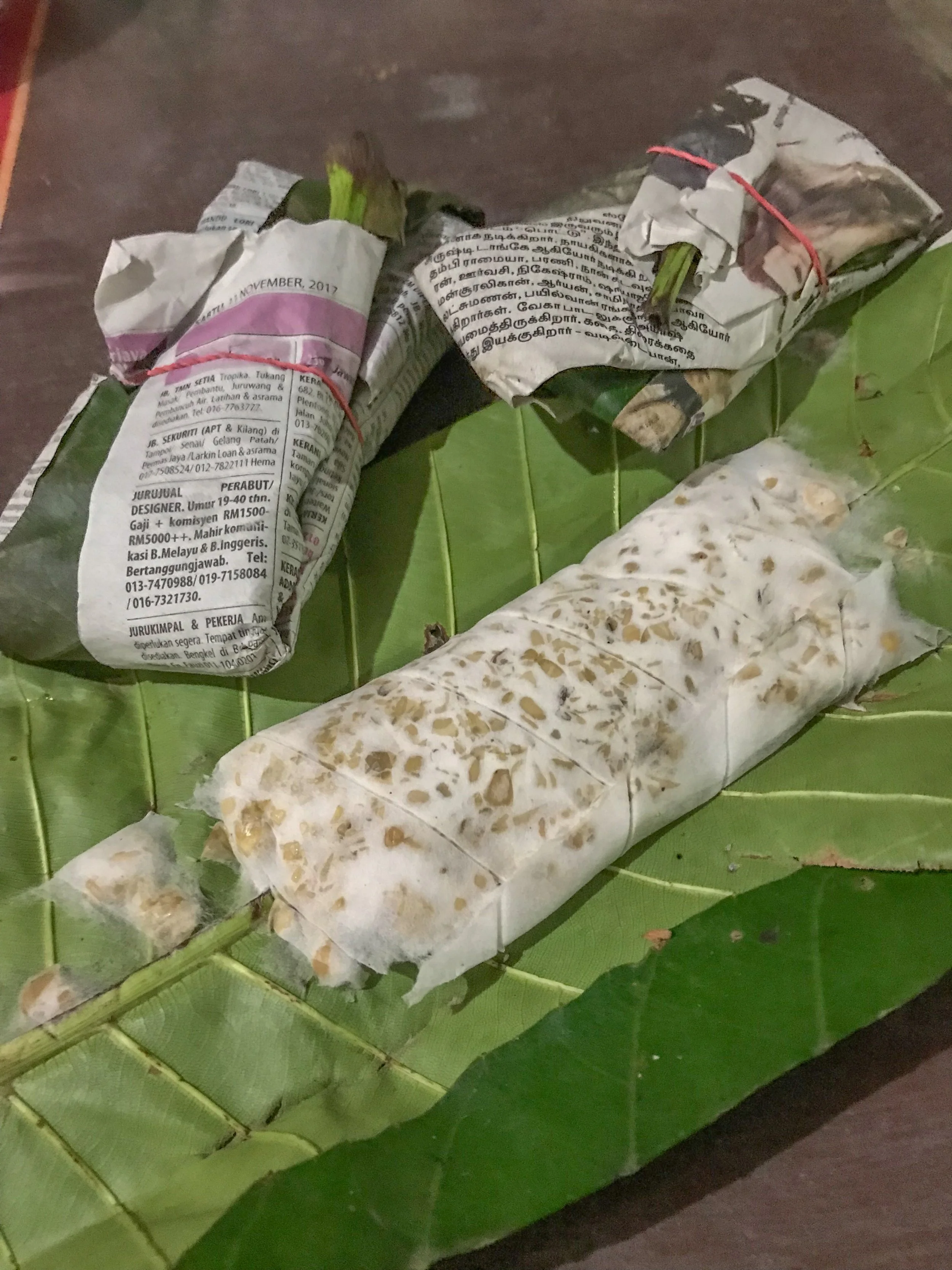 Originally from Indonesia, tempeh is a nutritious fermented soy product popular in Malaysia