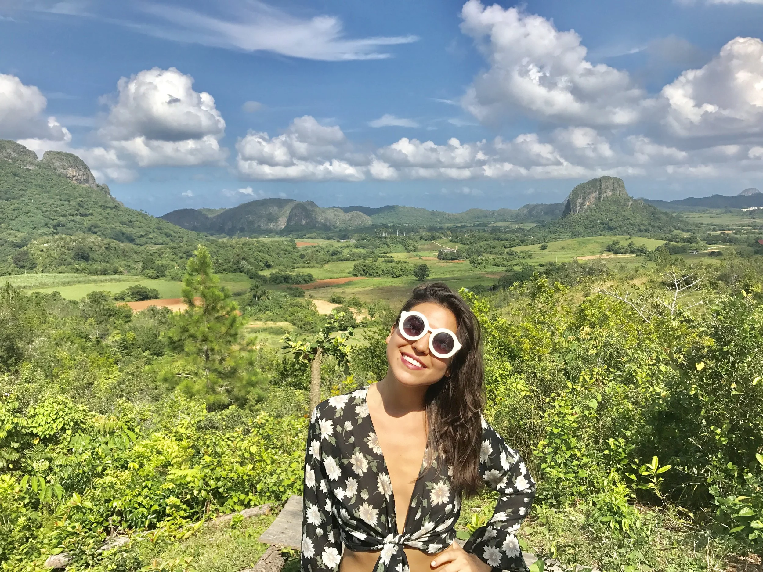 The author in Vinales