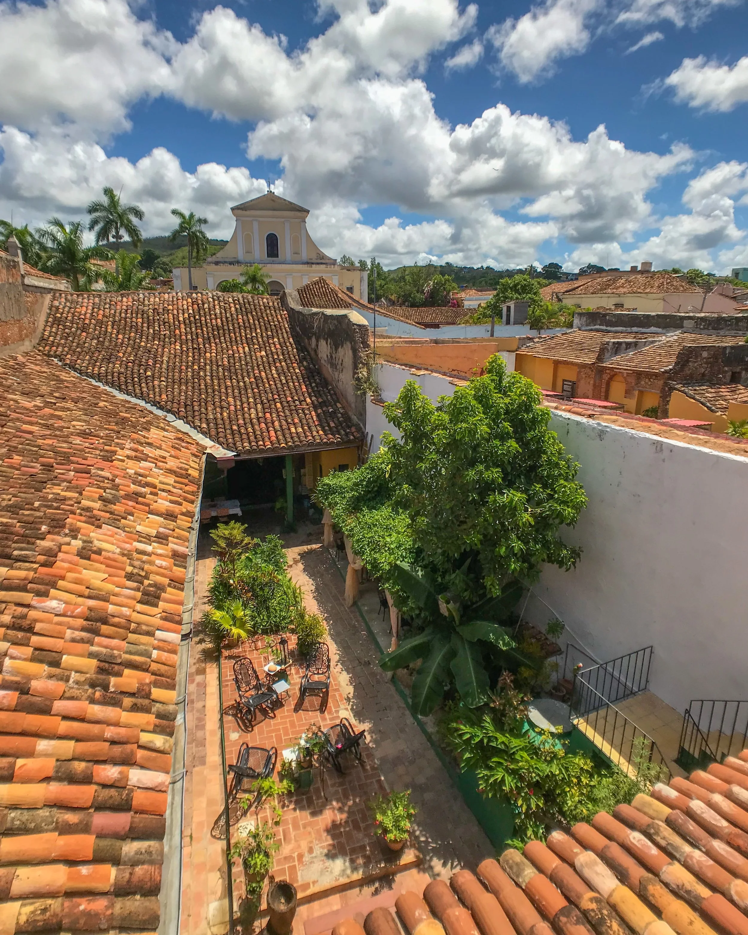 The view from a casa I work with in Trinidad, Cuba
