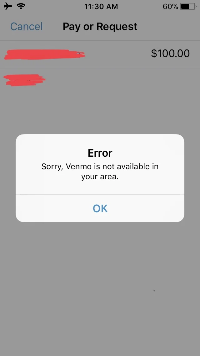 Some apps, like Venmo, cannot be used in Cuba