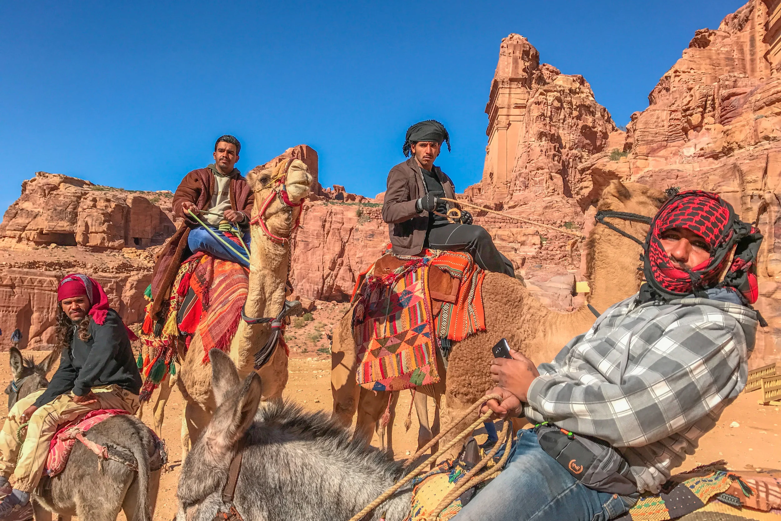 Bedouin camel guides
