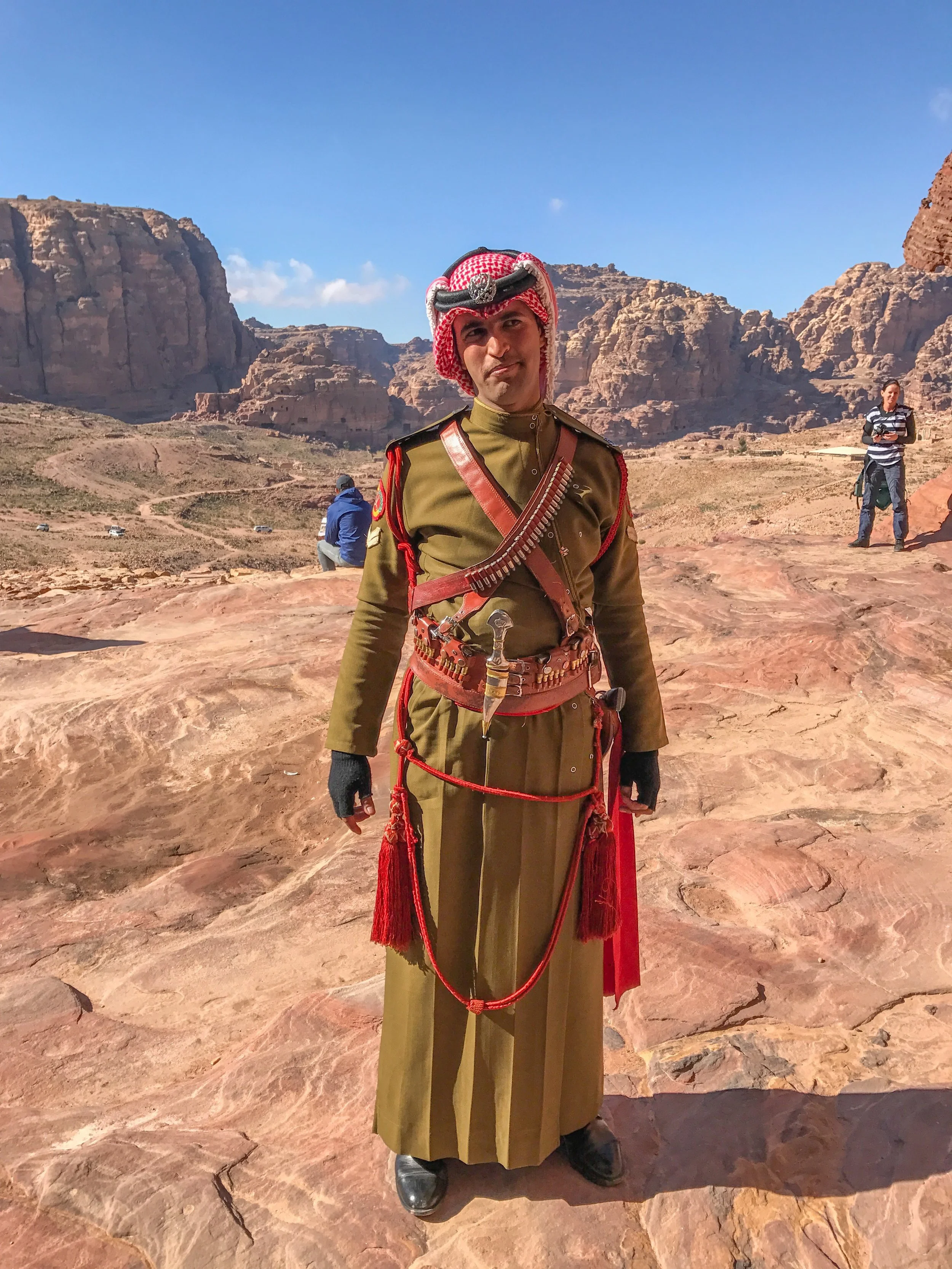 In general, Jordanian military and police can be trusted (though they may not be dressed in traditional uniforms like this)