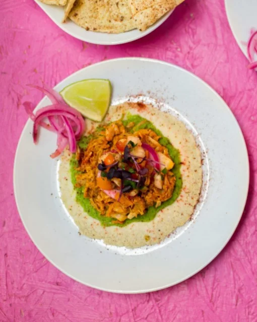 Vegan tacos at Club Mexicana in London