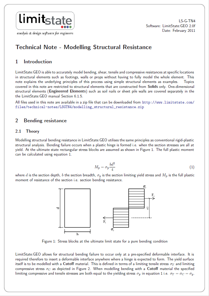 Modelling Structural Resistance