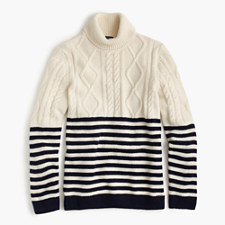 SAINT JAMES® AMOS NAUTICAL TURTLENECK SWEATER