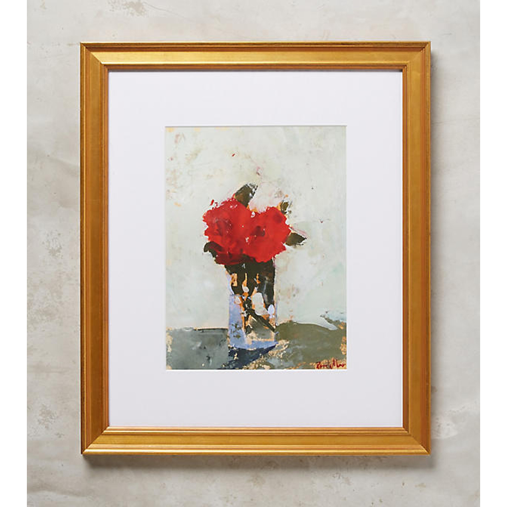 Red Floral Wall Art