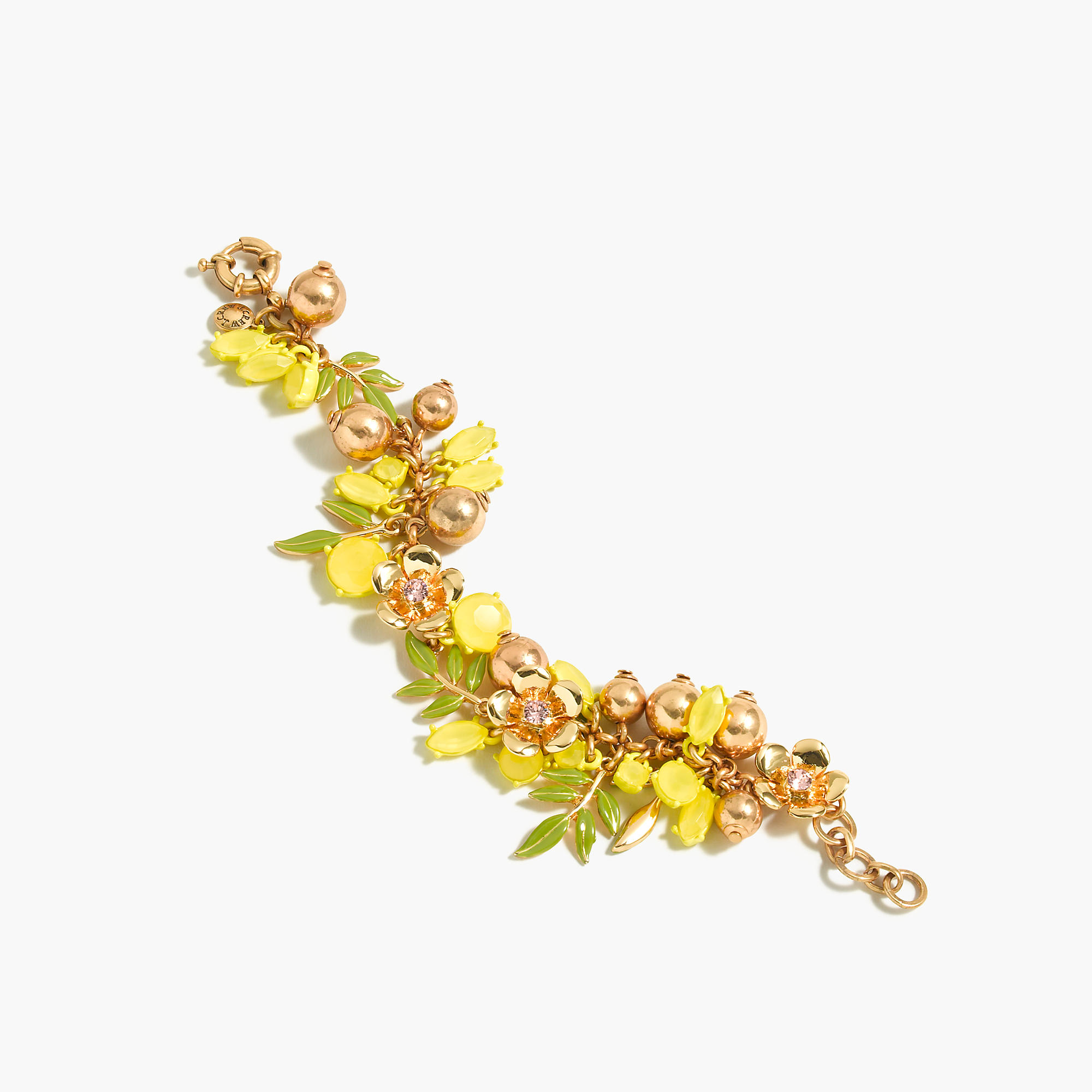 Lemon tree charm bracelet