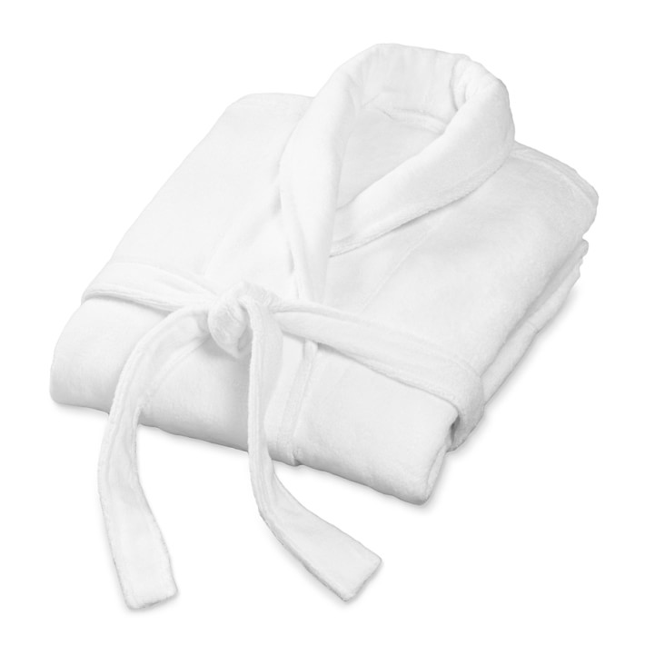 Chambers® Hydrocotton Bath Robe, White
