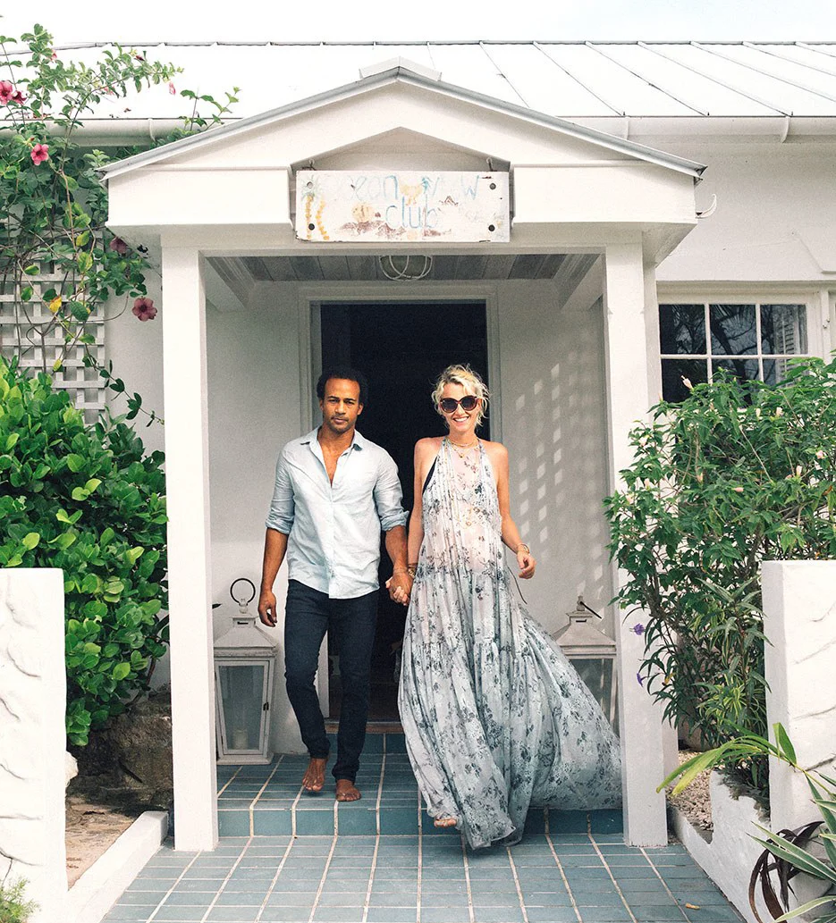 Ben Simmons and Charlotte Phelan, owners of Ocean View . Photo by Jenny Gage for Conde Nast Traveler . 