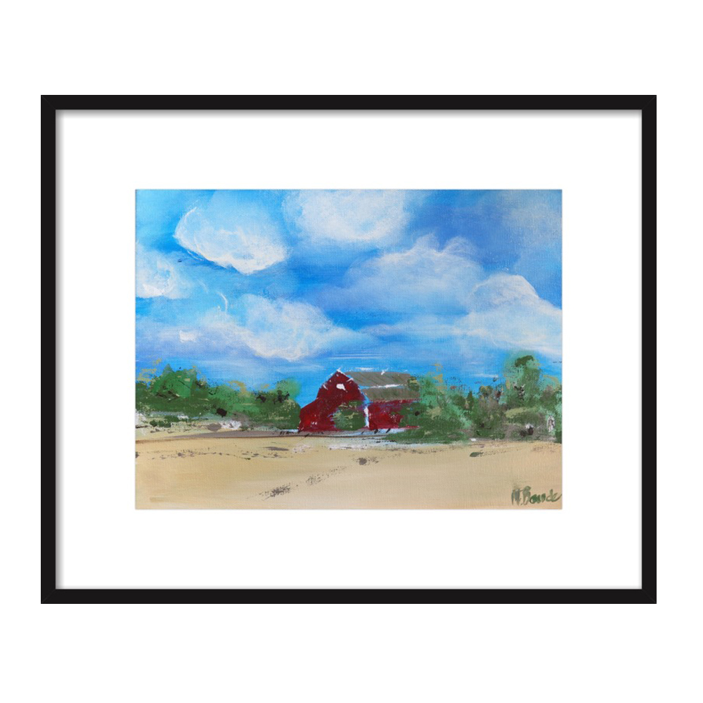 Country Barn by Mary Baude