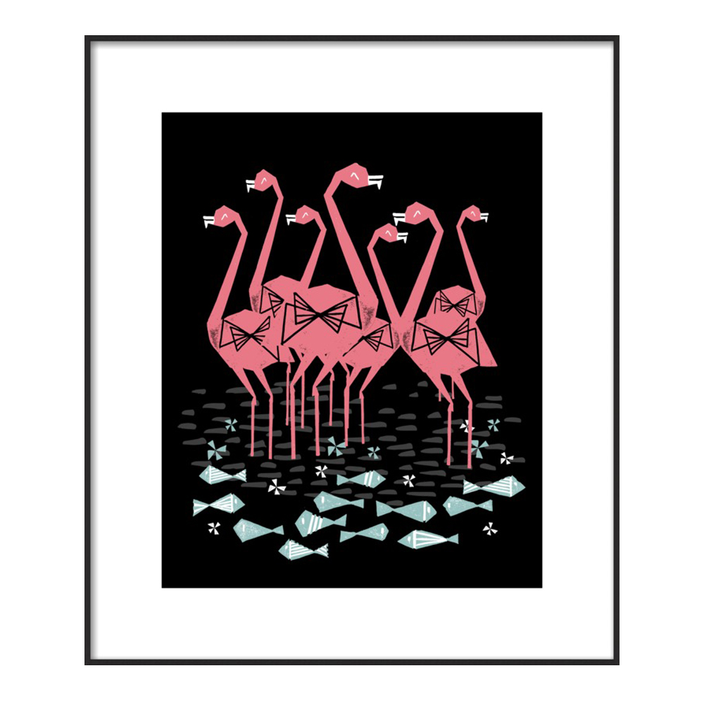 Flamingos by Andrea Lauren