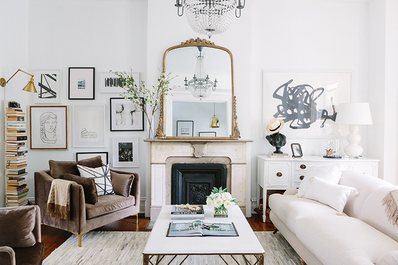 Shown above (from left to right)&nbsp;Bust by Kate Roebuck,&nbsp;For Richard by Elaina Sullivan, Untitled by Sara Knoll, and August 2013 by Hilde Mork. &nbsp;Photo by Aimee Mazzenga&nbsp;for The Everygirl.&nbsp;