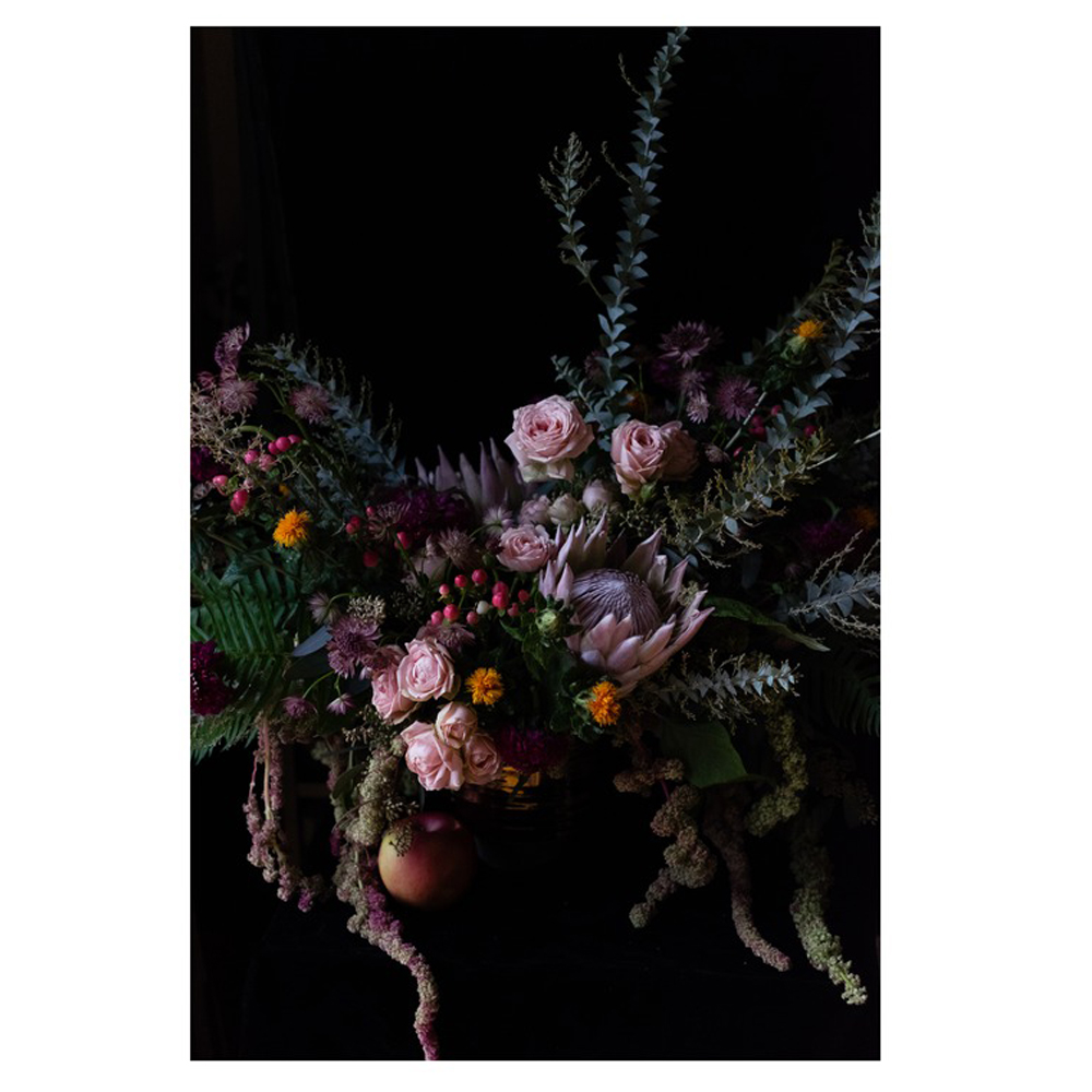 Extravagant Floral Featuring King Protea by Emilia Jane Schobeiri