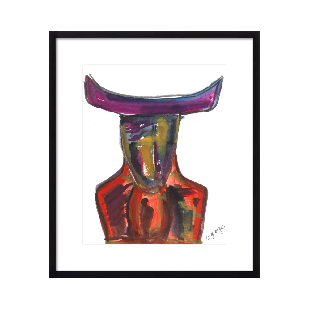 Abstract Bull by Anthony George