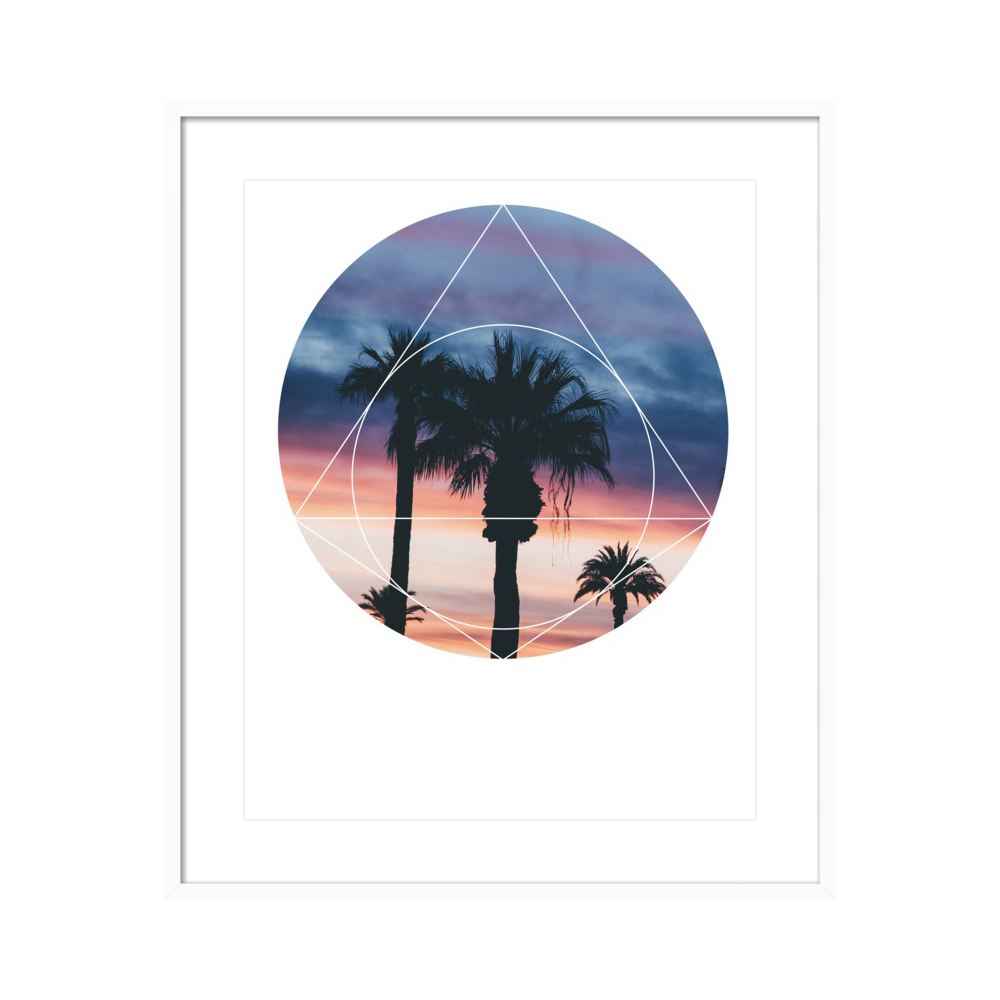 Sunset Palms - Geometric Photography by Emiliano Deificus