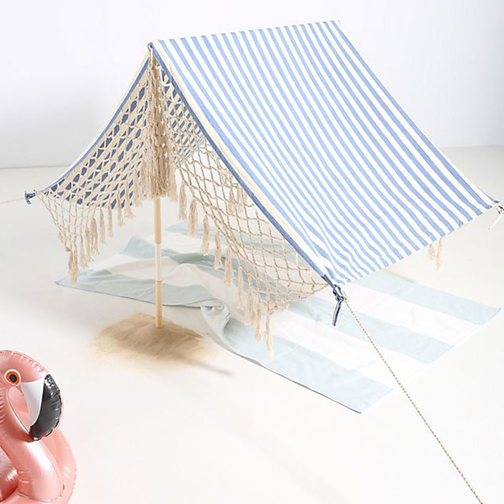 Striped Beach Tent