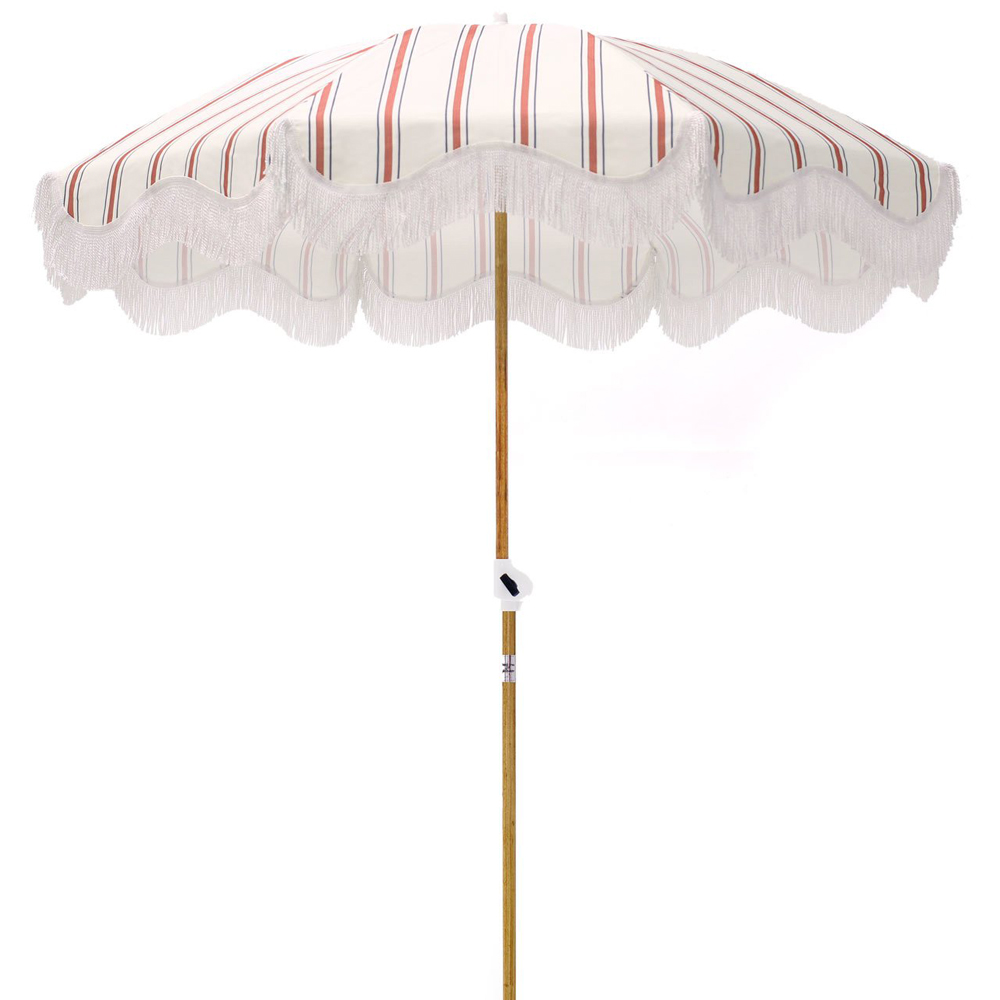 French Stripe Beach Umbrella