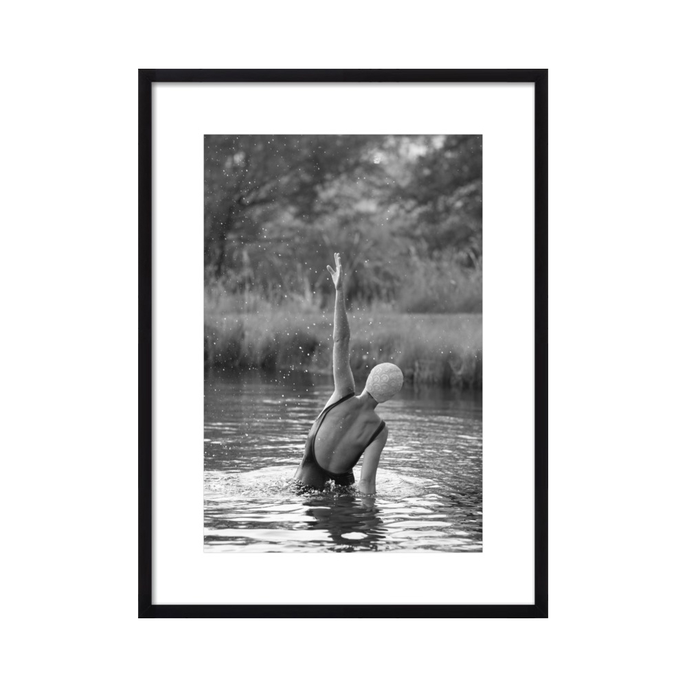 Woman in the Pond Vertical  BY LUCY SNOWE