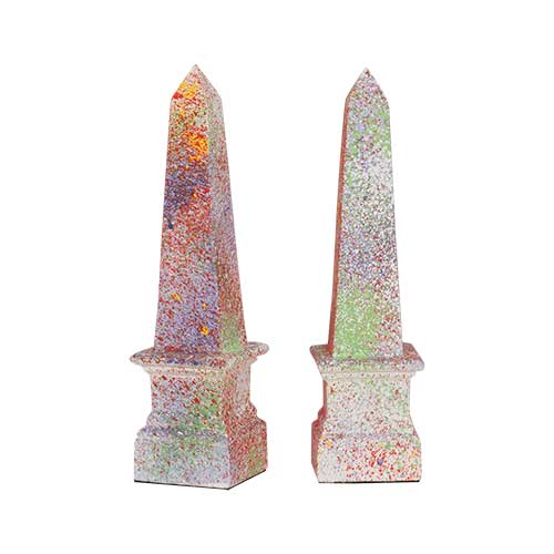 A Pair of Splatter Obelisks