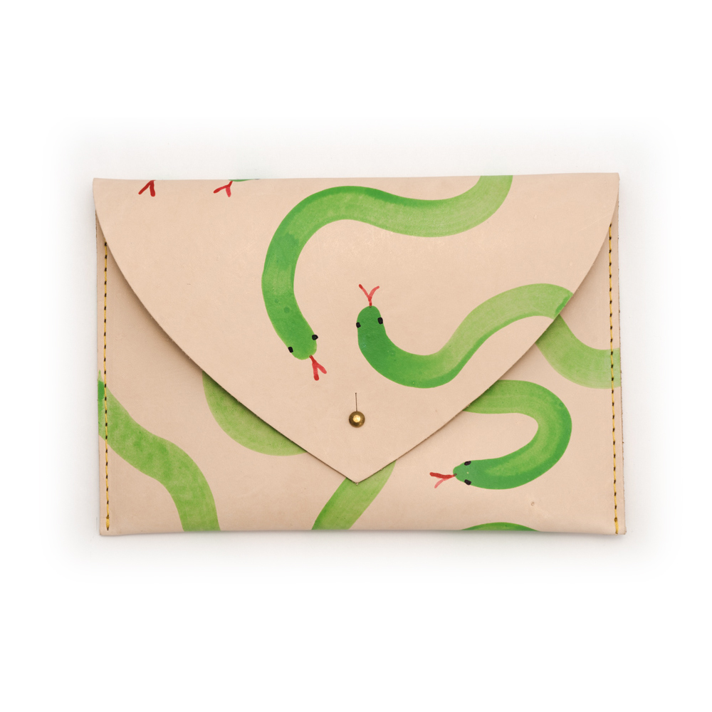Snake Envelope Clutch