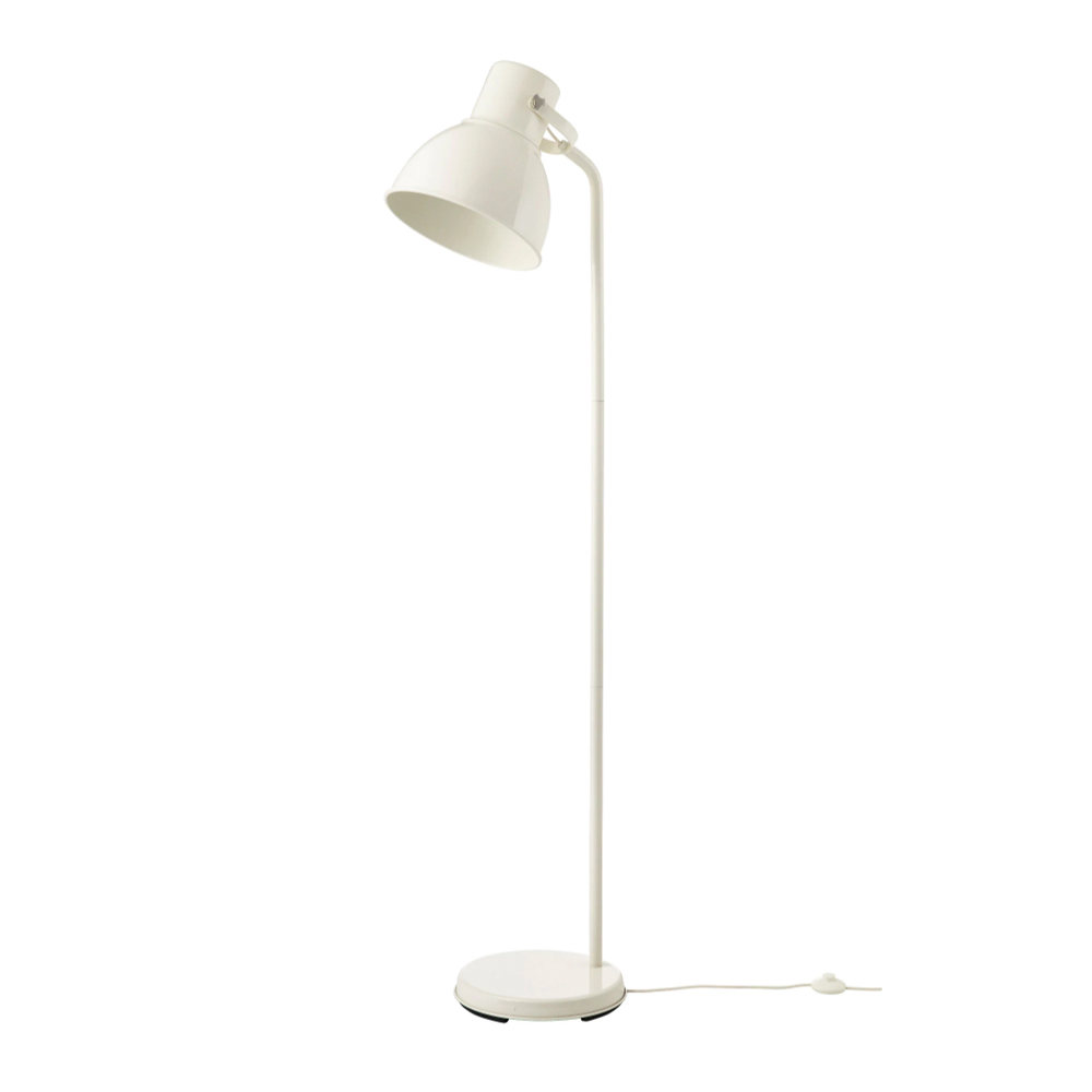 HEKTAR Floor lamp with LED bulb, $54.99