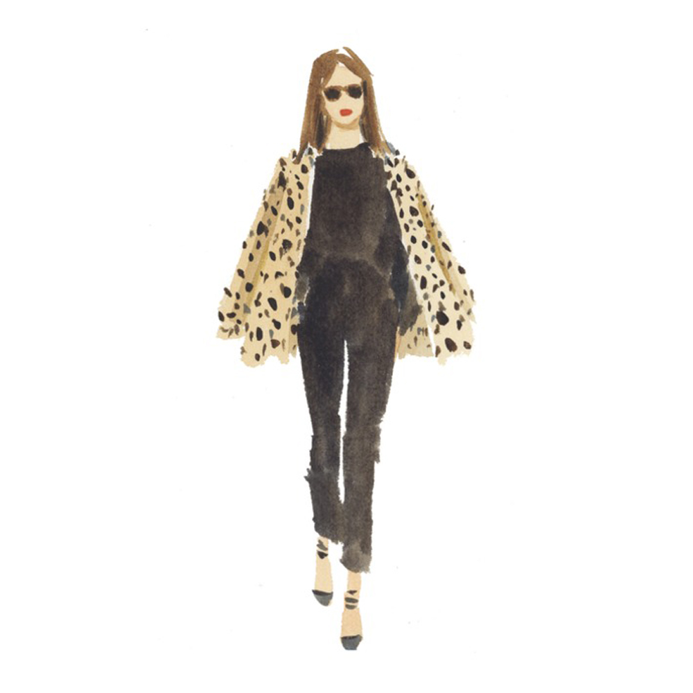 Leopard and Black  BY CAITLIN MCGAULEY