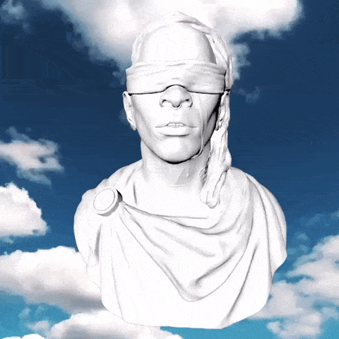 American rapper, singer, songwriter, and record producer, Young Thug , reimagined by Netherlands-based visual artist Hajar Benjida at Art Basel Miami. GIF via WWD .