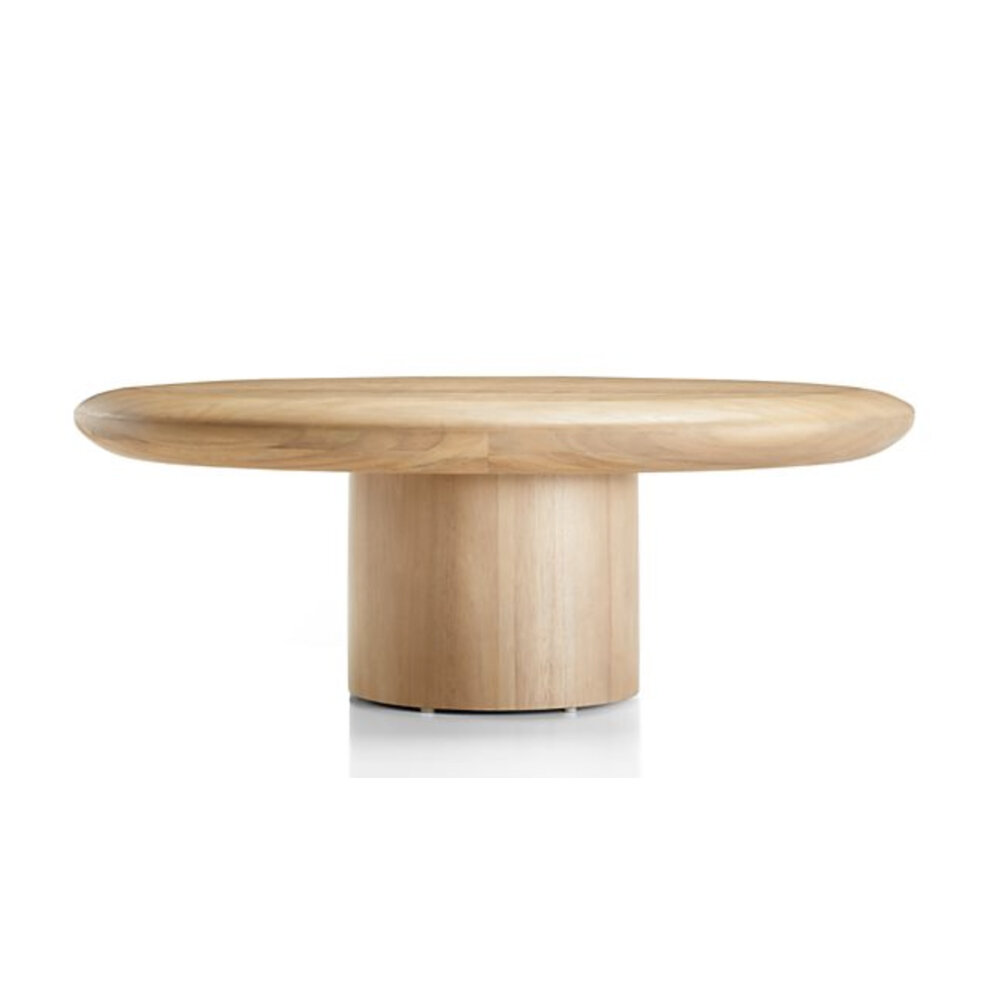 Pacific Natural Wood Oval Coffee Table