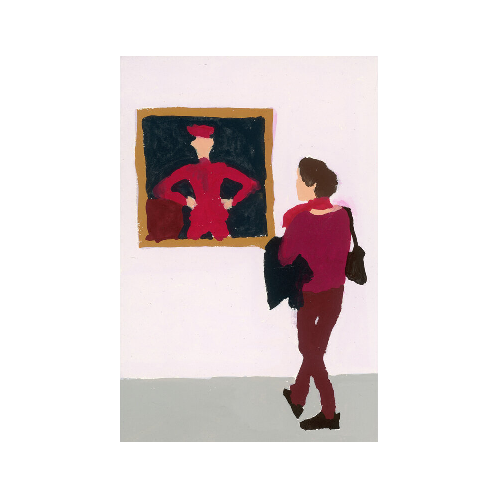 Lady at the Museum  BY OR LAPID