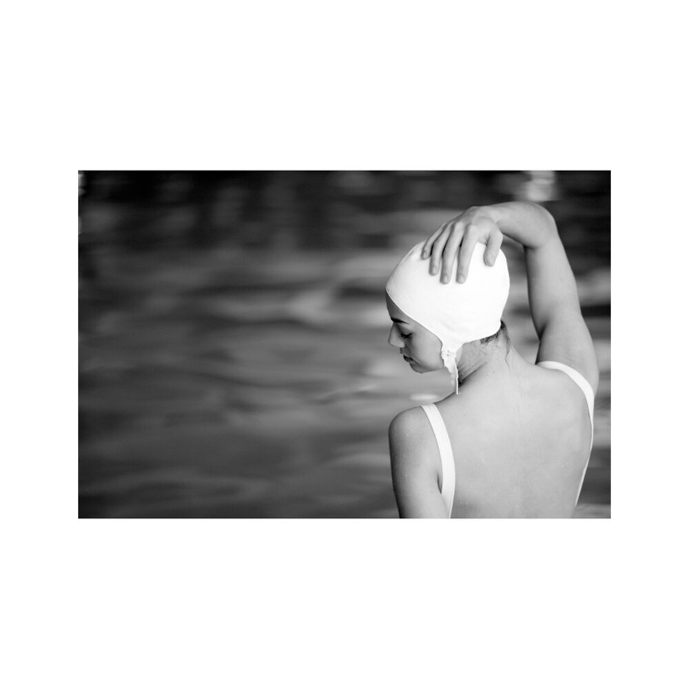 The Swimmer in Black and White  BY LUCY SNOWE