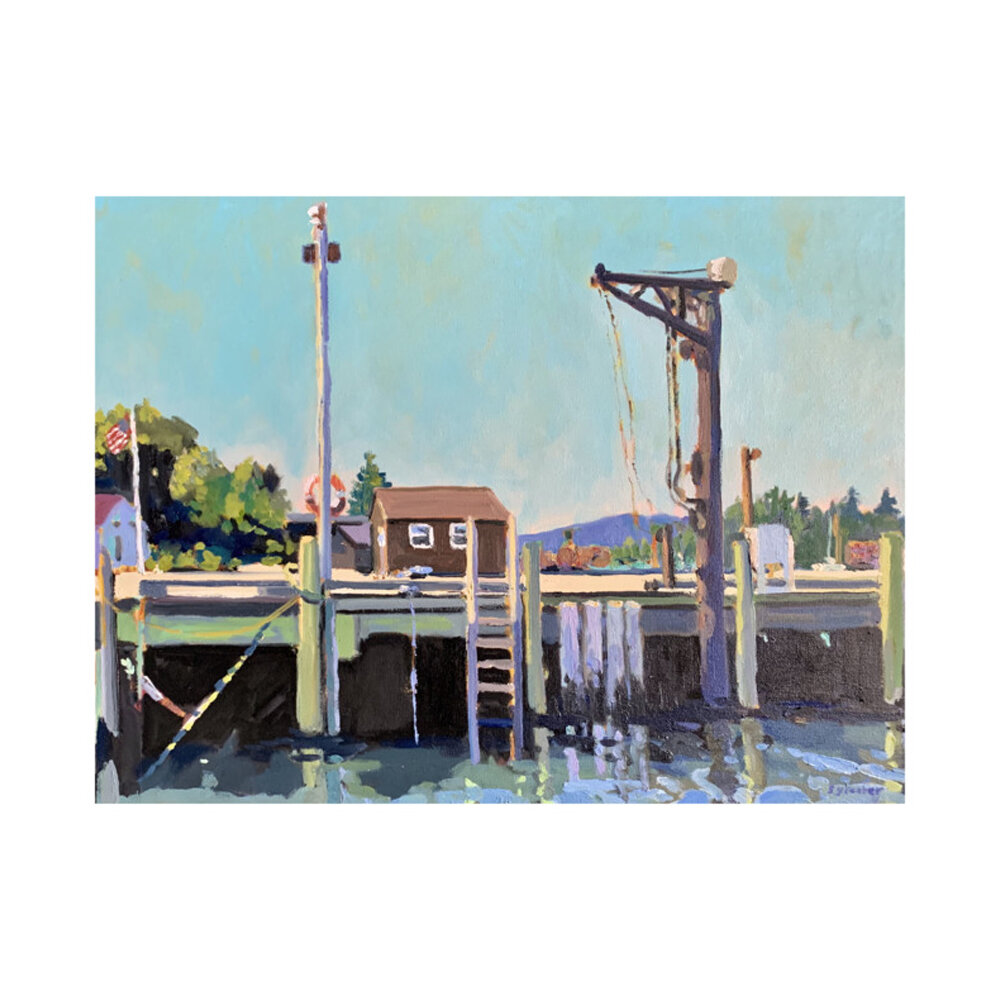 Cranberry Island Dock  BY SUSAN GRAEBER