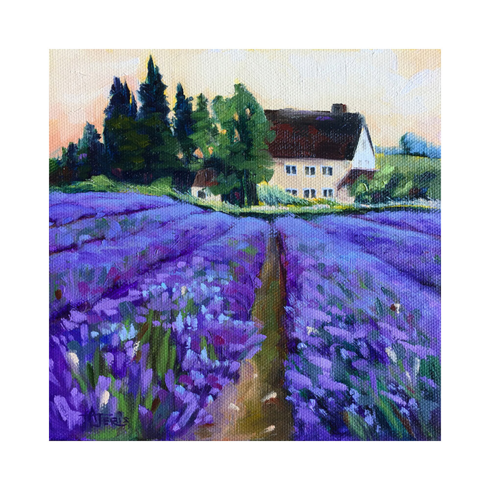Loving the Lavender  BY ANDREA JERIS