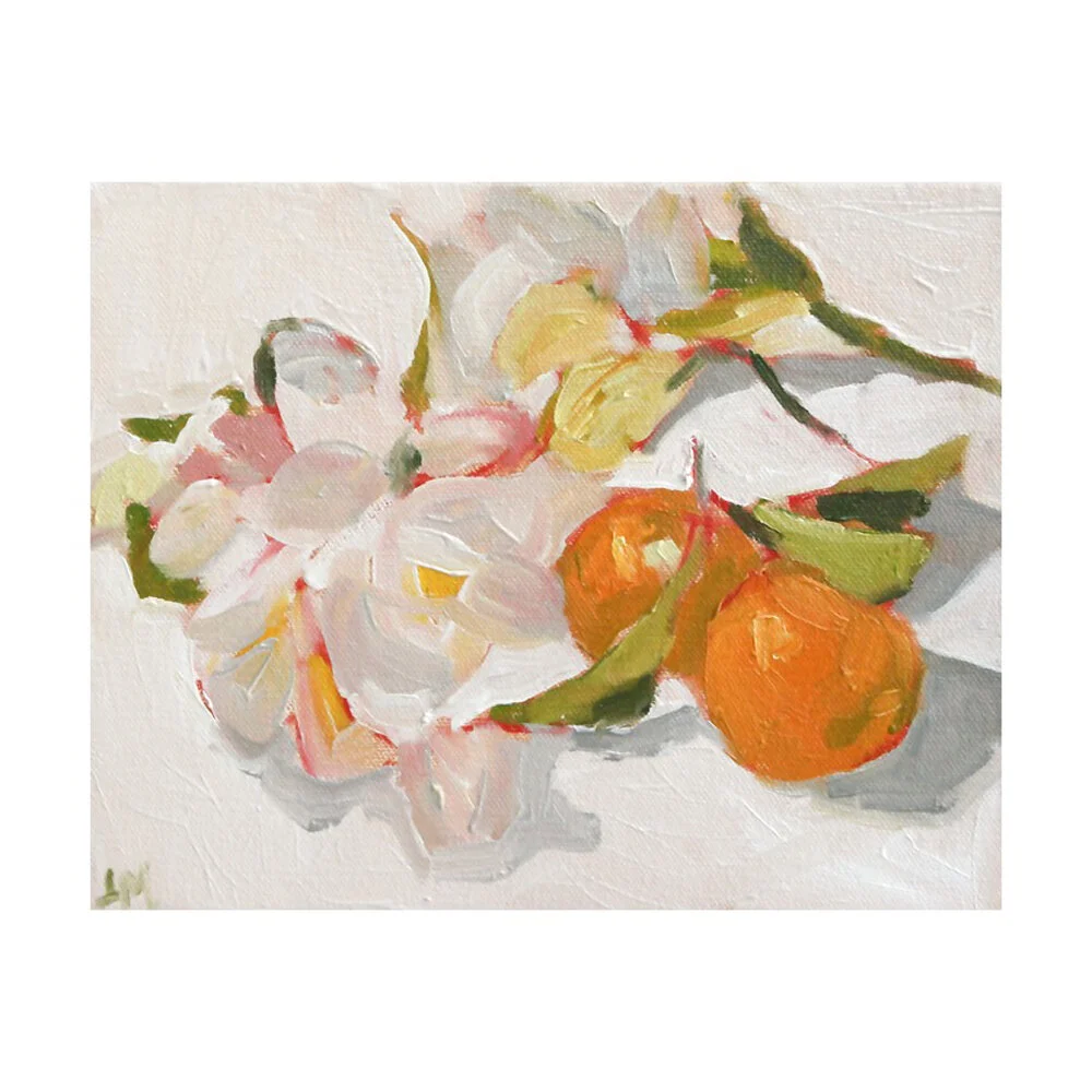 Kumquats and Freesia  BY LYNNE MILLAR