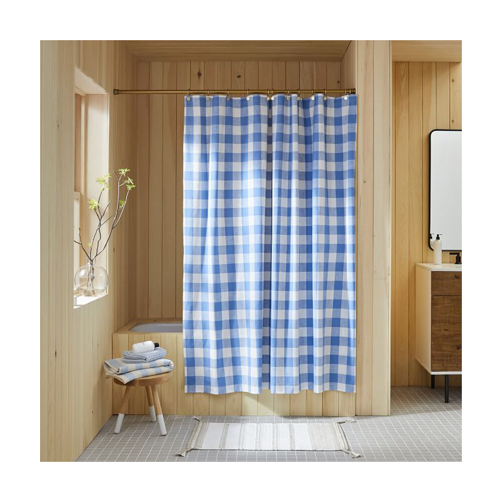 Heather Taylor Home Gingham Shower Curtain
