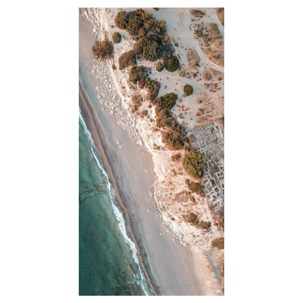 Aerial View Above A Beach In Greece  BY HENRIKE SCHENK