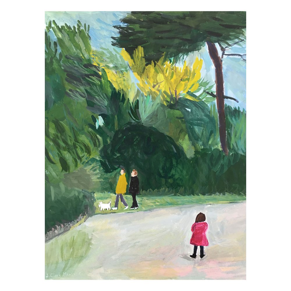 Girl in Pink Coat, Parc Montsouris