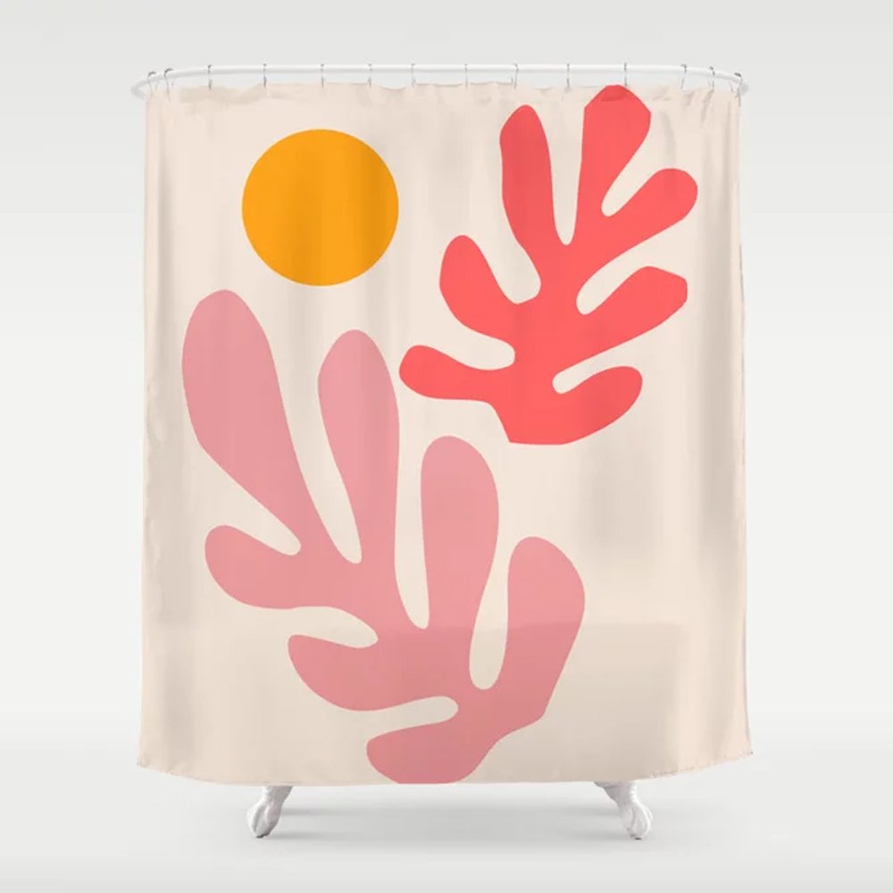 Henri Matisse - Leaves - Blush Shower Curtain