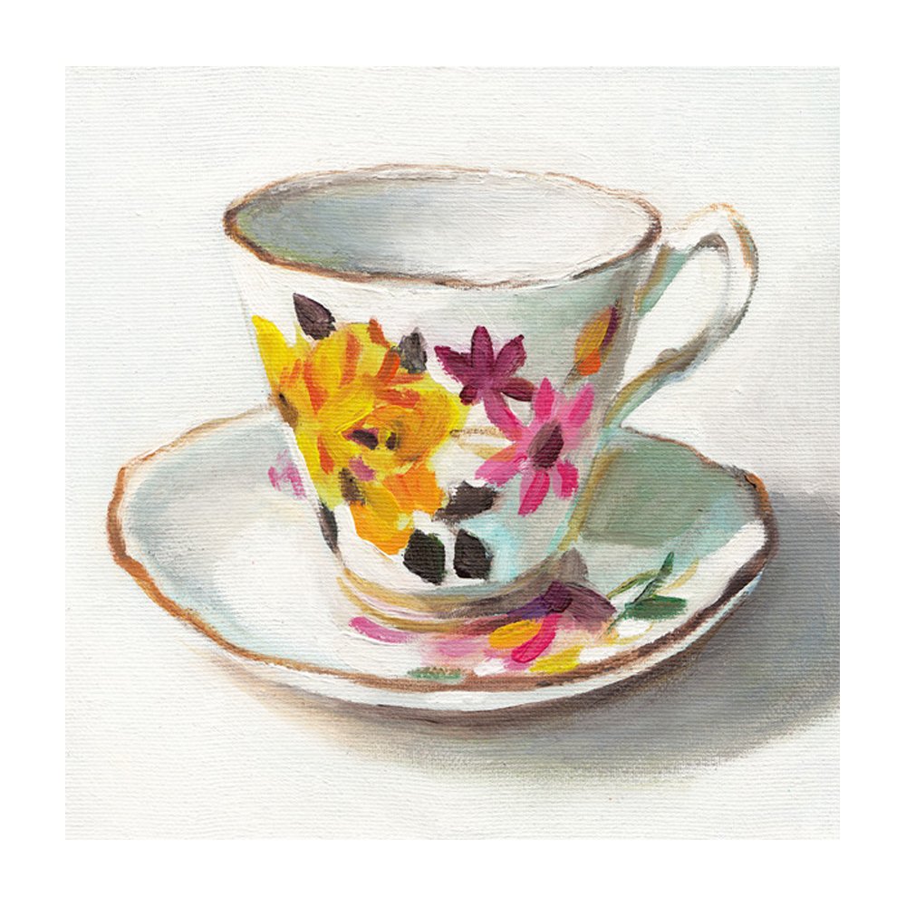 Tea Cup and Saucer  BY TALI YALONETZKI
