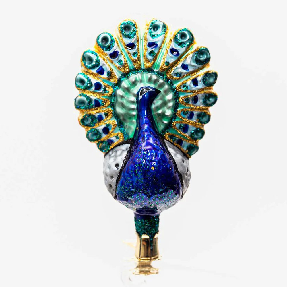 Peacock Clip-On Ornament
