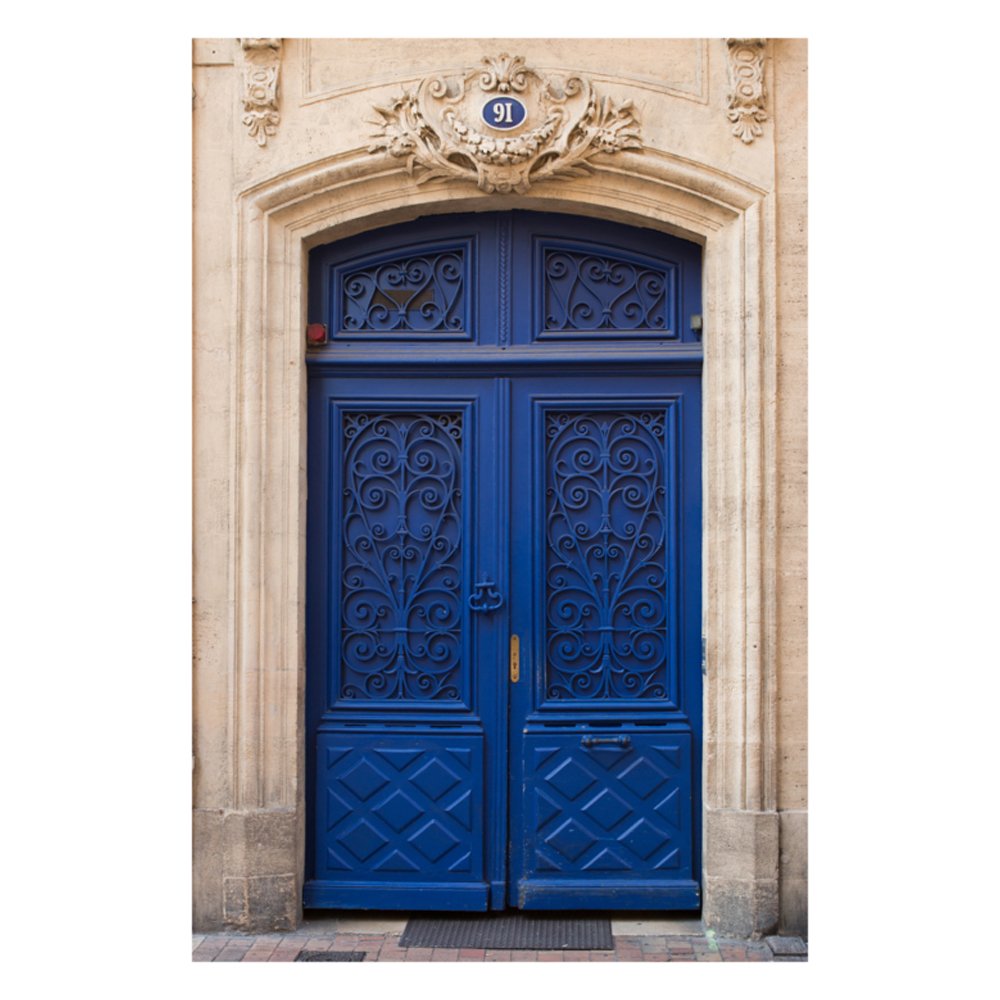 Blue Door in Bordeaux by REBECCA PLOTNICK