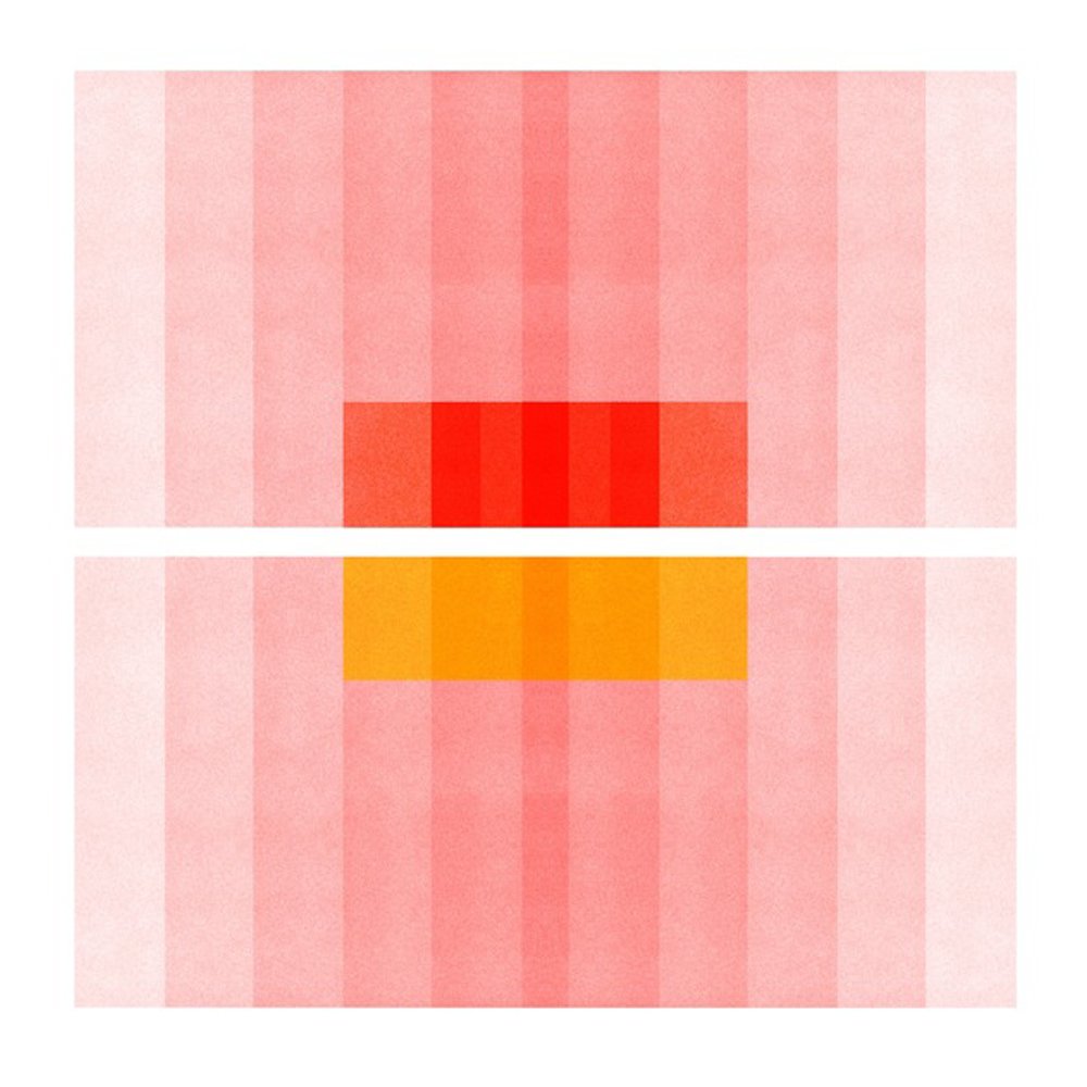 Color Space 27 - Pink, Red, Yellow by JESSICA POUNDSTONE