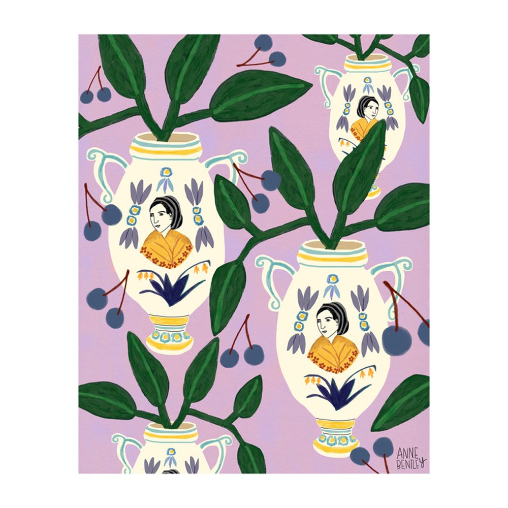 vase pattern by ANNE BENTLEY