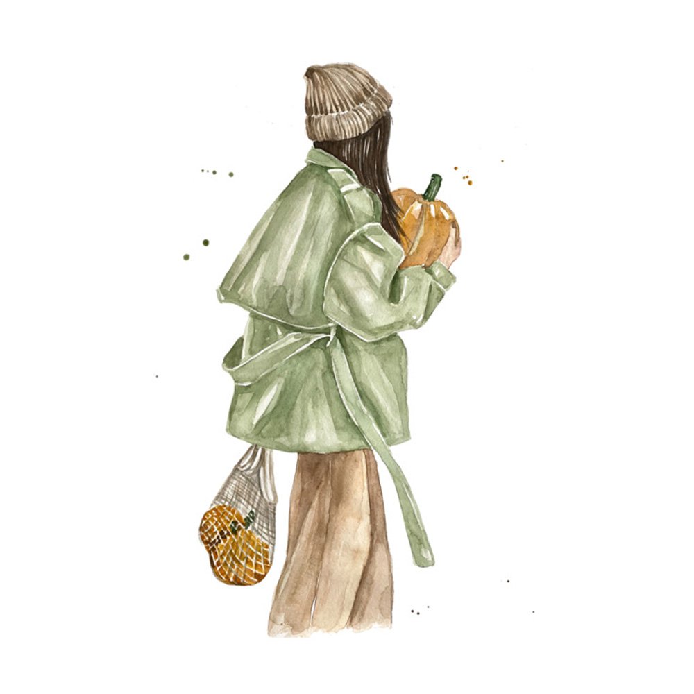 Halloween Pumpkin Shopping by OLGA CRÉE