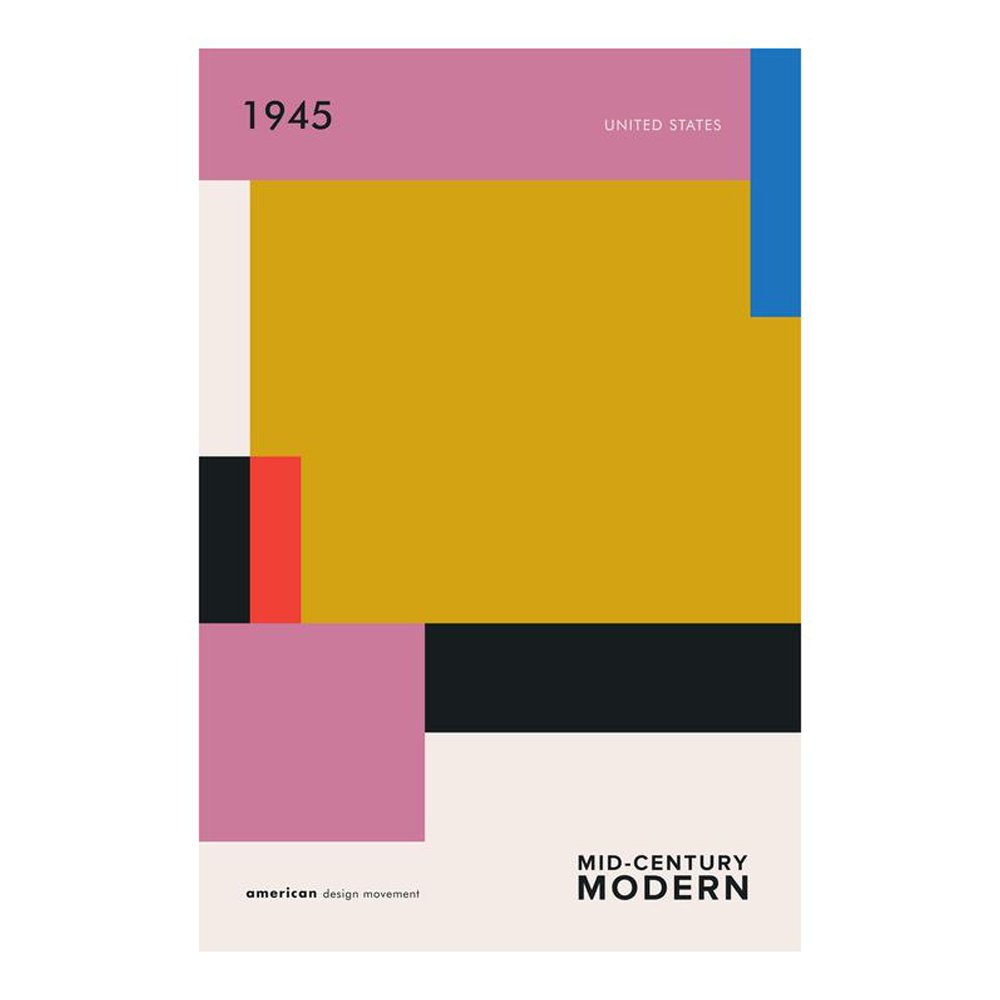Mid Century Modern 1945 by EDITH KURC - WILD FEVER STUDIO