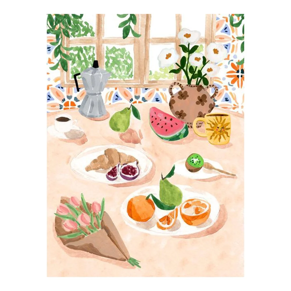 Cozy Kitchen Table by Sabina Fenn
