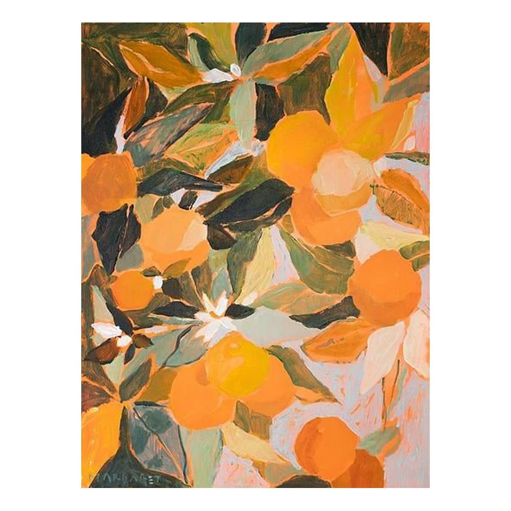 Neon Oranges By Margaret Jeane