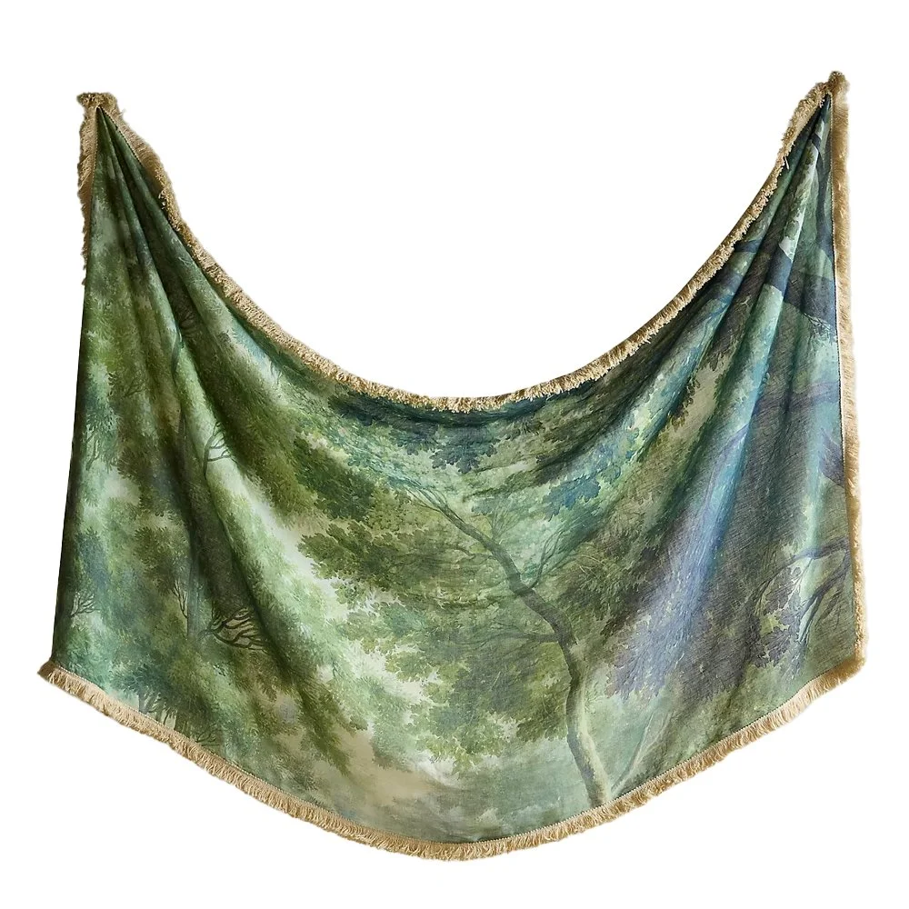 Forest Tapestry Linen Tablecloth, $248, Anthropologie